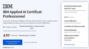 IBM certification professionnel