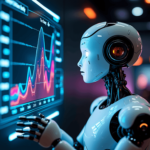a robot observing a growth curve on a digital screen the robot has a sleek futuristic design with i ms9r2fqwb3w9tqw6k7tu 0 a robot observing a growth curve on a digital screen the robot has a sleek futuristic design with i ms9r2fqwb3w9tqw6k7tu 0