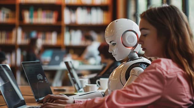 robot school women