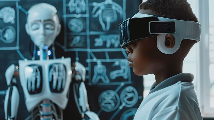 Expérience d'apprentissage en IA immersive