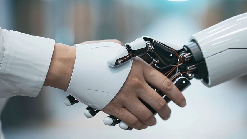 hands technology human