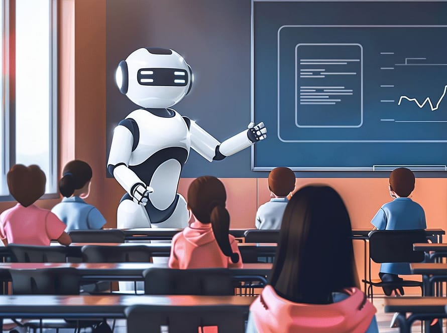 school robot student